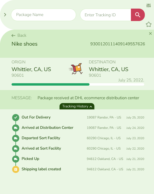 RealTimePackageTracker